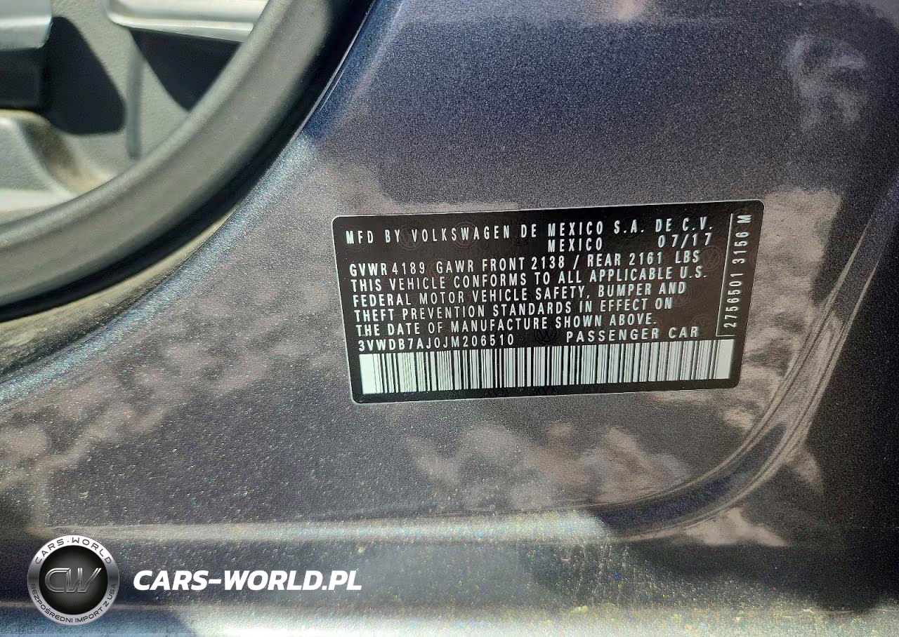 2018 Volkswagen Jetta Se-Wolfsburg VIN:3VWDB7AJ0JM206510 - 12