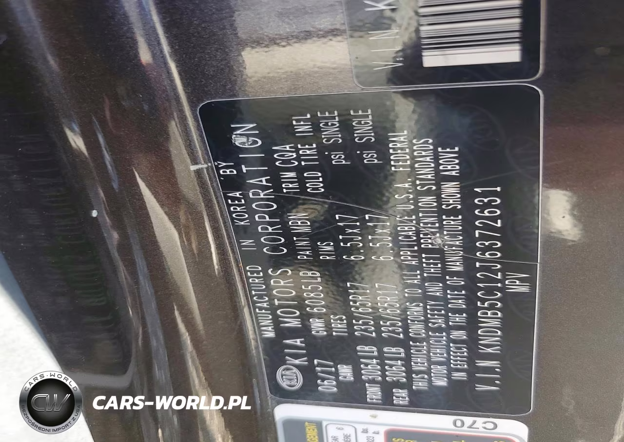 2018 Kia Sedona Lx VIN:KNDMB5C12J6372631 - 13