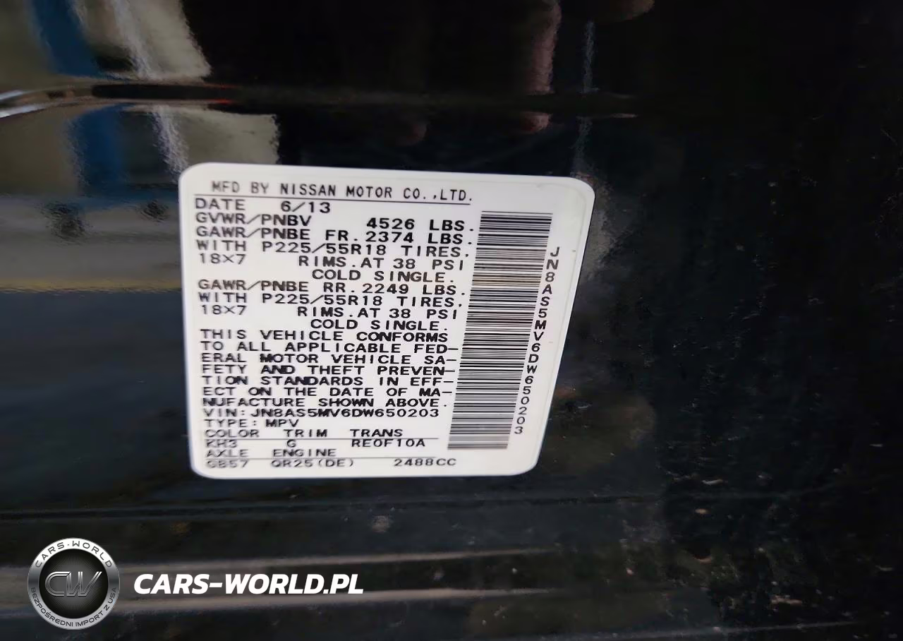 2013 Nissan Rogue S VIN:JN8AS5MV6DW650203 - 13