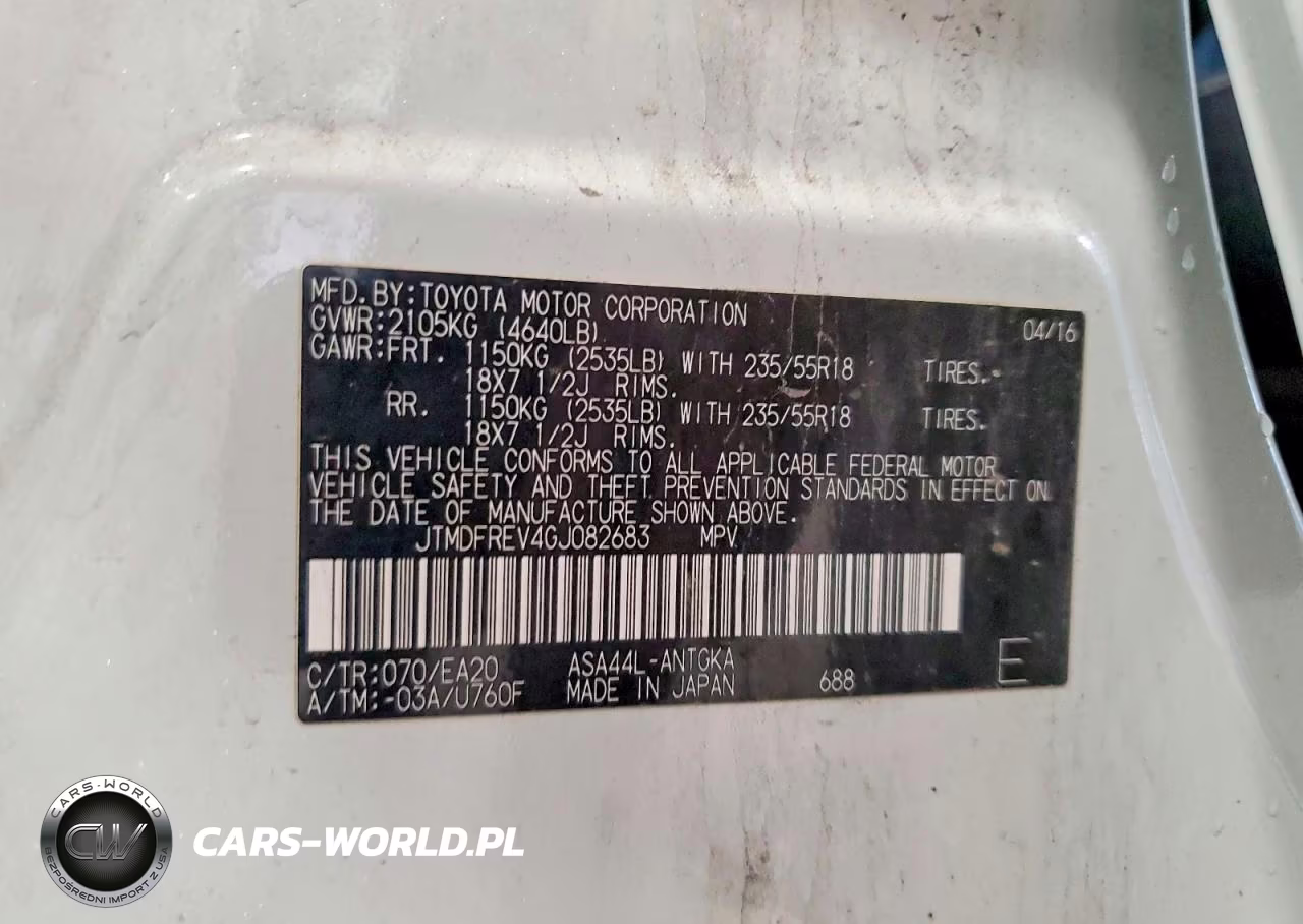2016 Toyota Rav4 Limited VIN:JTMDFREV4GJ082683 - 13