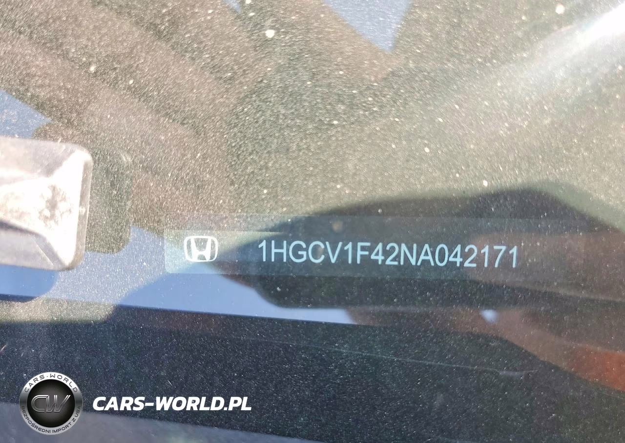 2022 Honda Accord Sport Se VIN:1HGCV1F42NA042171 - 12