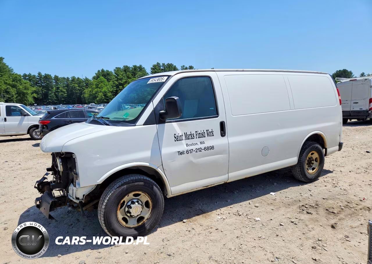 2013 Chevrolet Express G2500 Delivery Van VIN:1GCWGFCA7D1162477 - 1