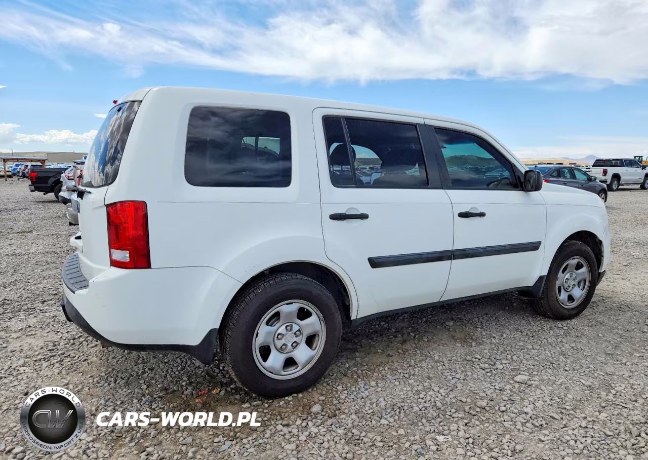 2015 Honda Pilot Lx VIN:5FNYF3H28FB020855 - 3