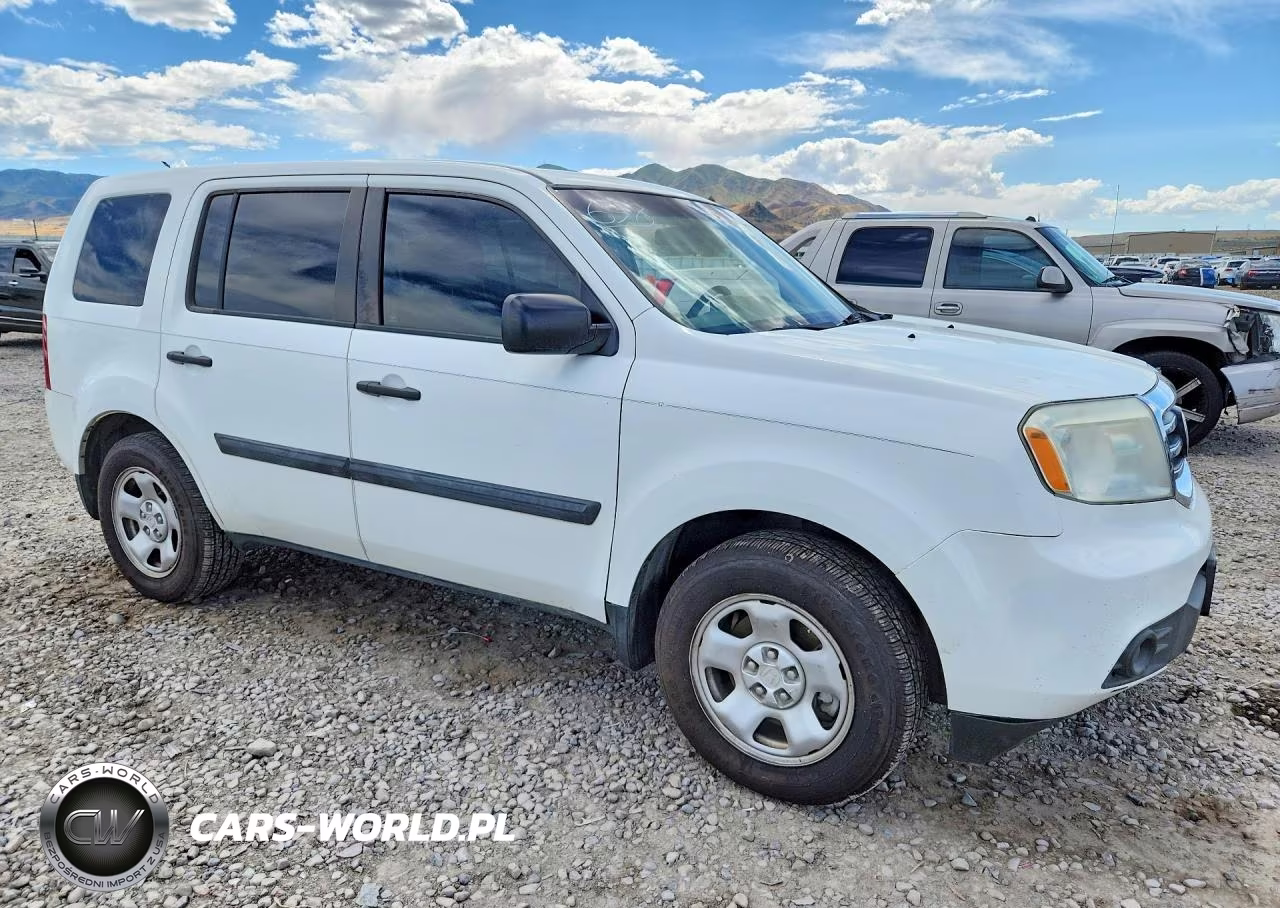 2015 Honda Pilot Lx VIN:5FNYF3H28FB020855 - 4