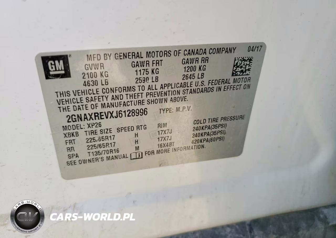 2018 Chevrolet Equinox Ls VIN:2GNAXREVXJ6128996 - 13