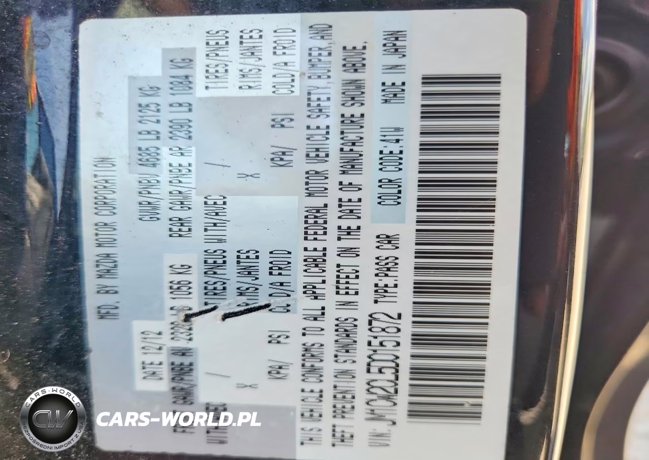 2013 Mazda 5 VIN:JM1CW2CL5D0151872 - 13