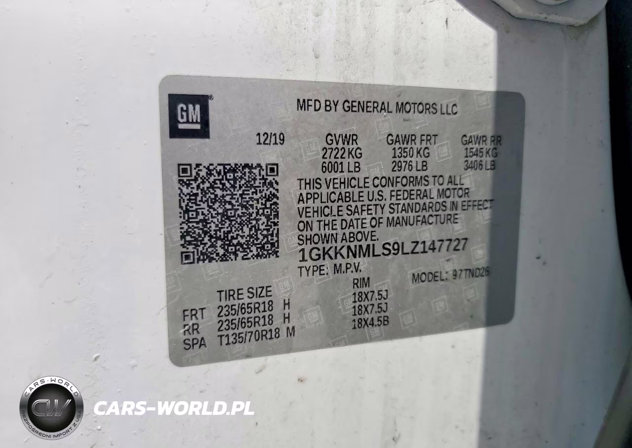 2020 GMC Acadia Slt VIN:1GKKNMLS9LZ147727 - 13
