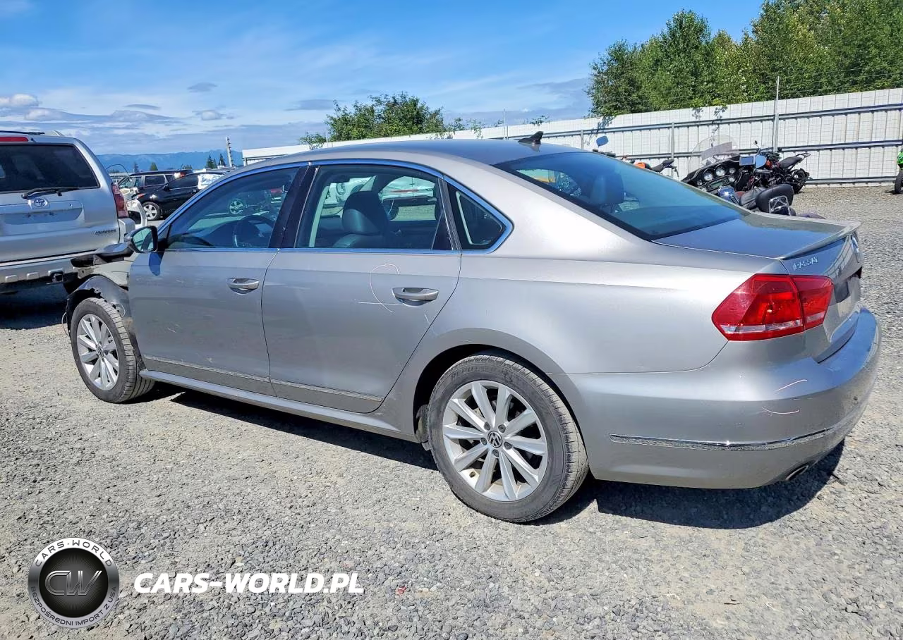 2012 Volkswagen Passat Sel VIN:1VWCP7A39CC081154 - 2