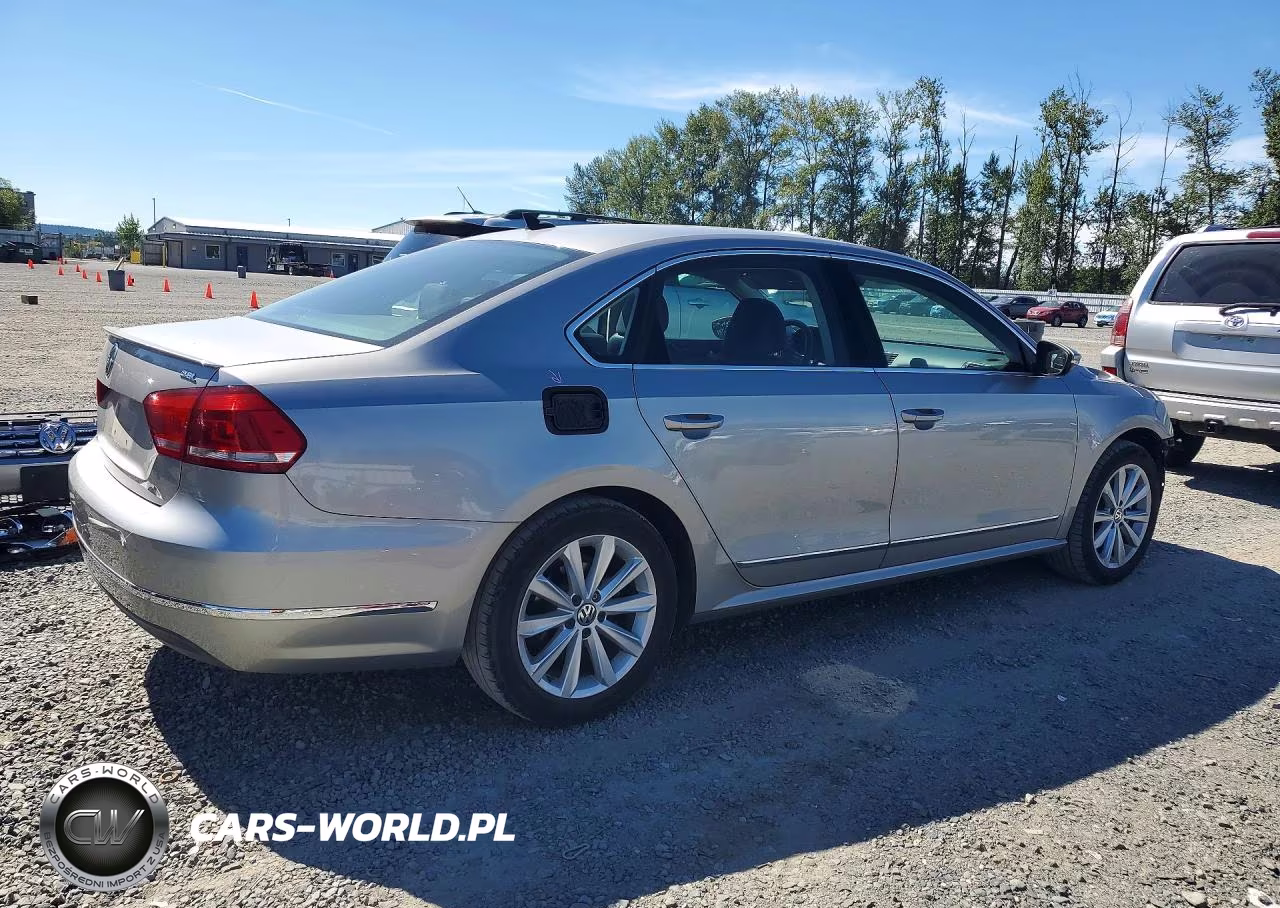 2012 Volkswagen Passat Sel VIN:1VWCP7A39CC081154 - 3