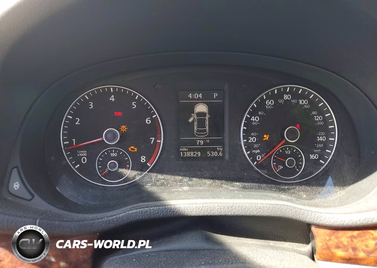 2012 Volkswagen Passat Sel VIN:1VWCP7A39CC081154 - 9