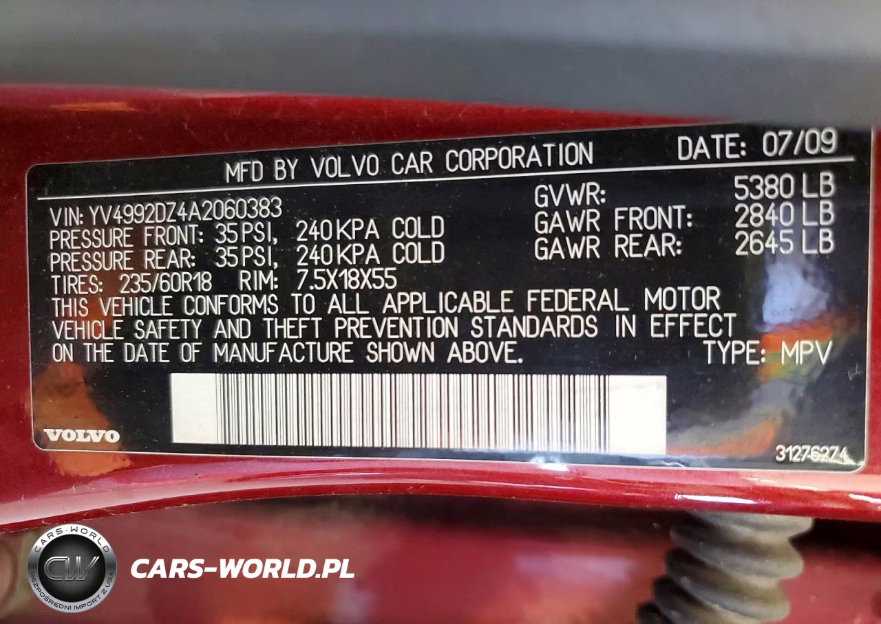 2010 Volvo Xc60 T6 VIN:YV4992DZ4A2060383 - 13