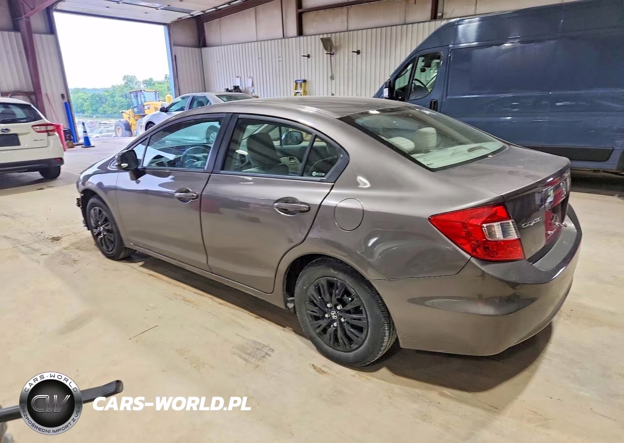 2012 Honda Civic Lx VIN:19XFB2F57CE362082 - 2