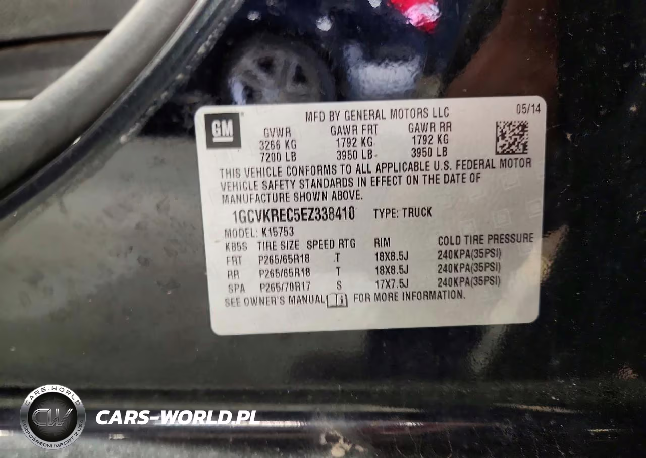 2014 Chevrolet Silverado K1500 Lt VIN:1GCVKREC5EZ338410 - 12