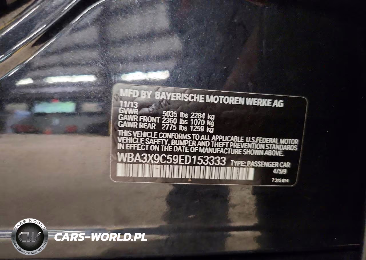 2014 BMW 335 Xigt VIN:WBA3X9C59ED153333 - 12