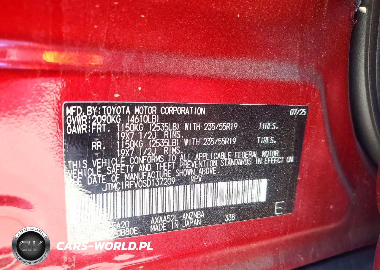 2025 Toyota Rav4 Xle Premium VIN:JTMC1RFV0SD137209 - 13