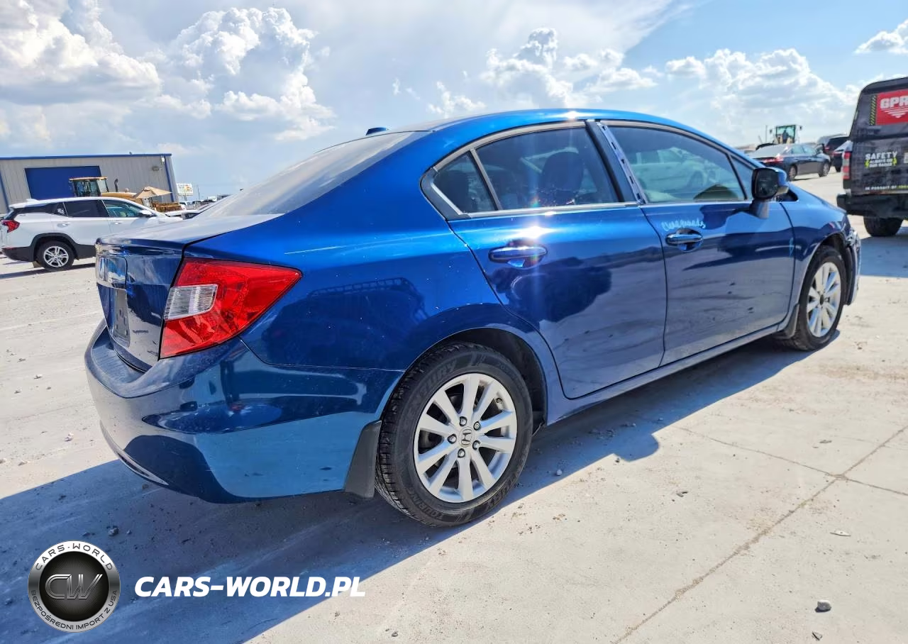 2012 Honda Civic Exl VIN:2HGFB2F93CH548646 - 3