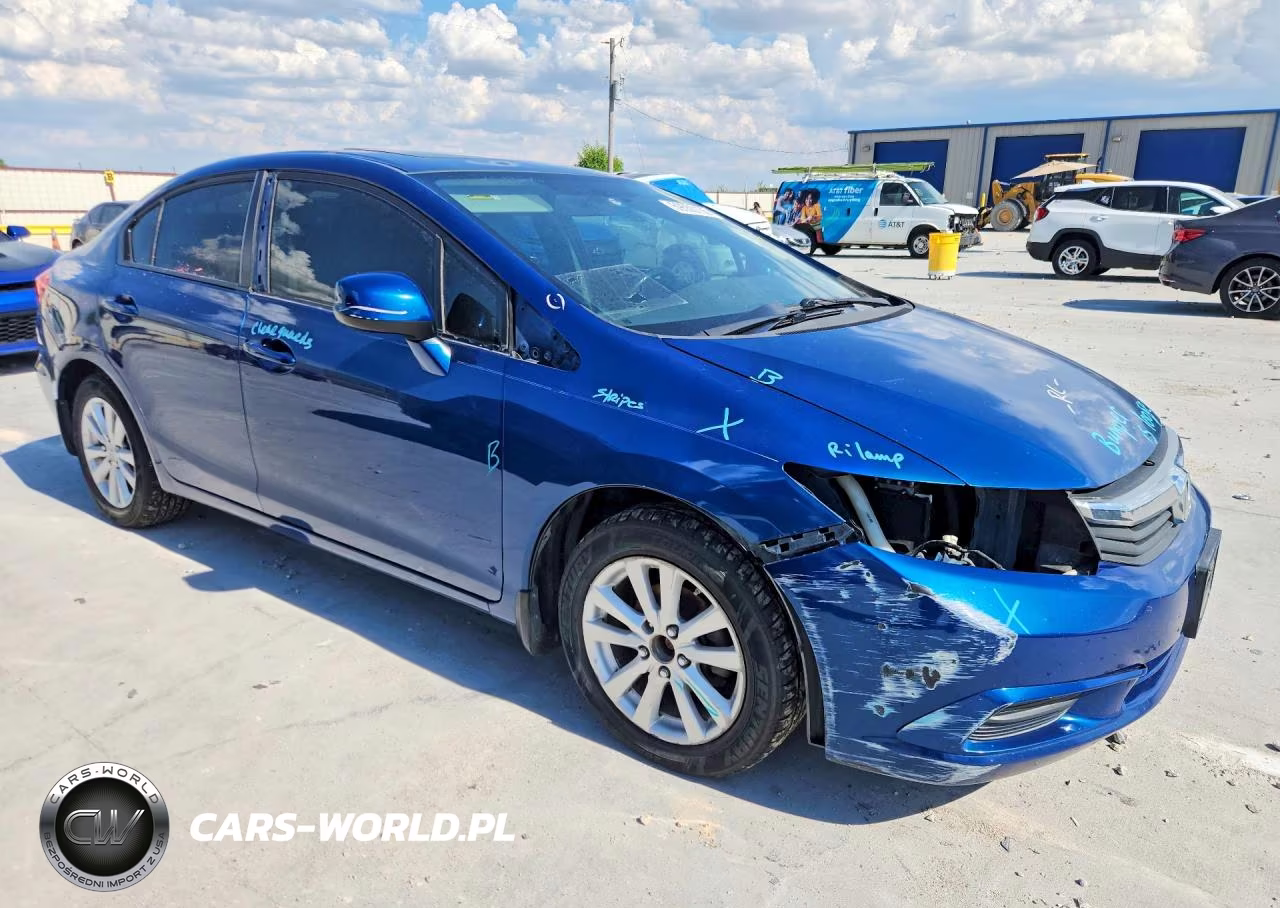 2012 Honda Civic Exl VIN:2HGFB2F93CH548646 - 4