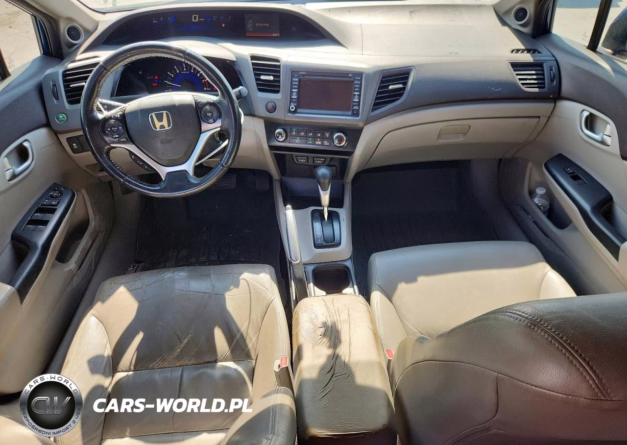 2012 Honda Civic Exl VIN:2HGFB2F93CH548646 - 8