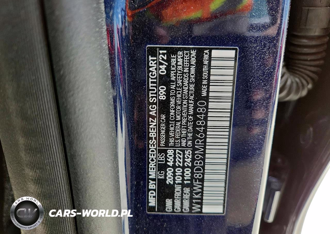 2021 Mercedes-Benz C 300 VIN:W1KWF8DB9MR648480 - 13