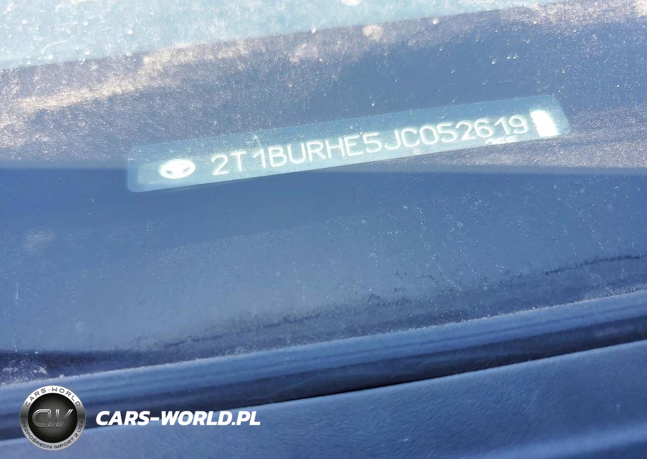 2018 Toyota Corolla Se VIN:2T1BURHE5JC052619 - 12