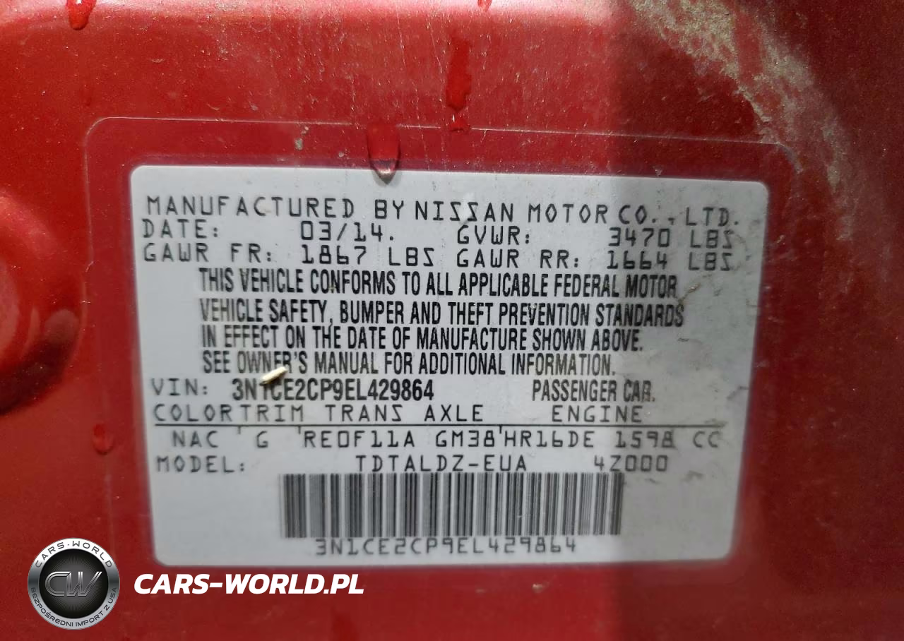 2014 Nissan Versa Note S VIN:3N1CE2CP9EL429864 - 13