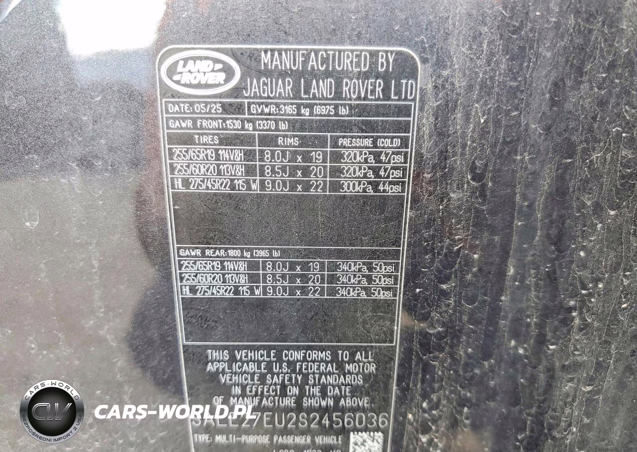 2025 Land Rover Defender 110 X-Dynamic Se VIN:SALE27EU2S2456036 - 13