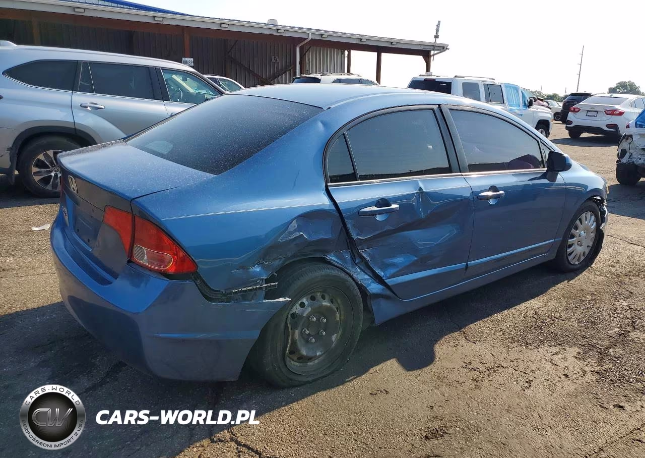 2007 Honda Civic Lx VIN:1HGFA16557L128843 - 3