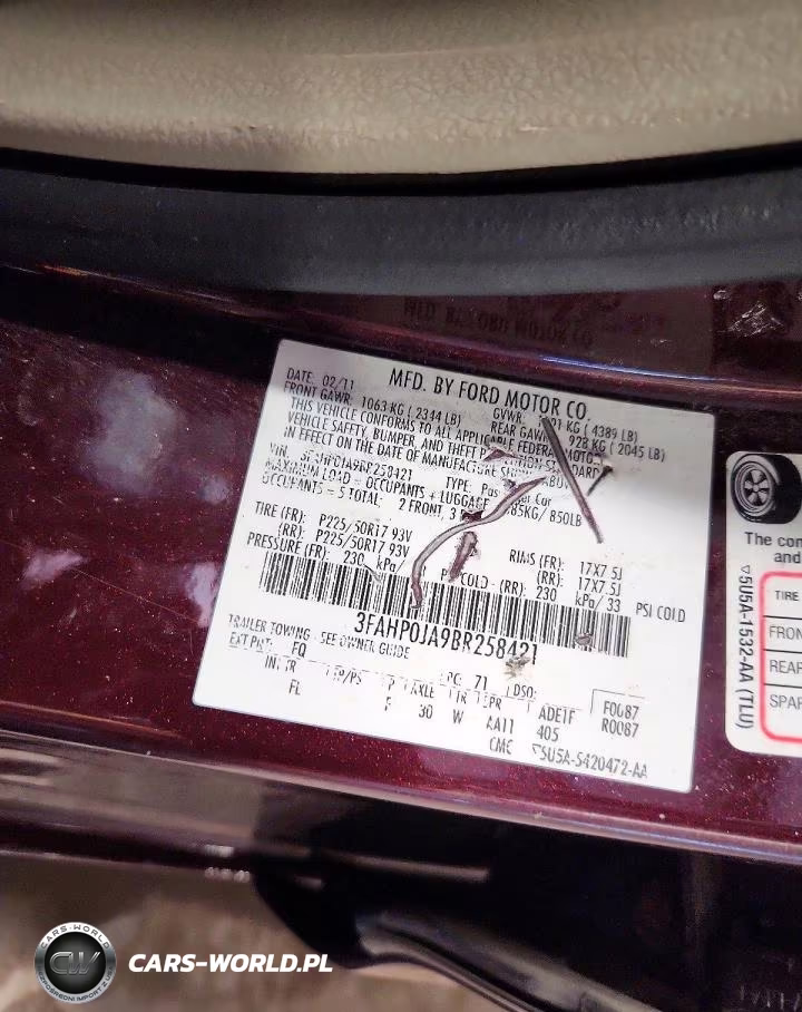 2011 Ford Fusion Sel VIN:3FAHP0JA9BR258421 - 13