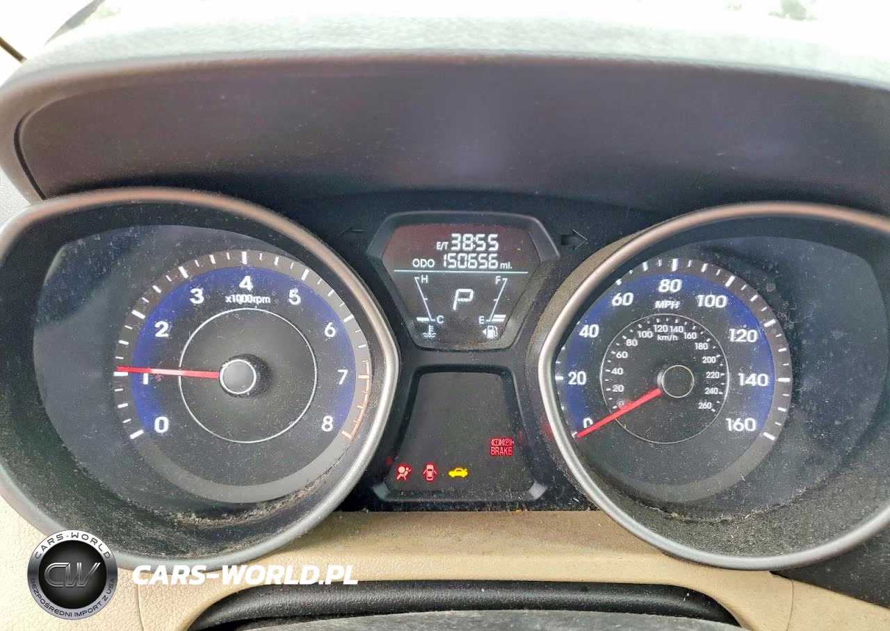 2013 Hyun Elantra VIN:5NPDH4AE0DH366707 - 9