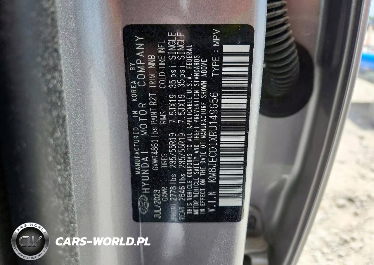 2024 Hyundai Tucson Limited VIN:KM8JECD1XRU149656 - 12