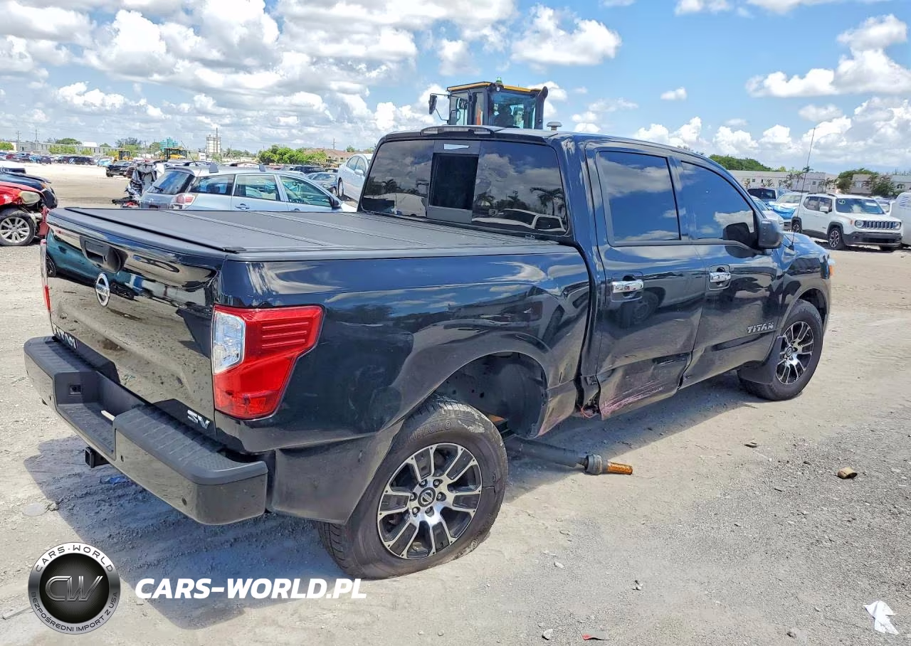 2021 Nissan Titan Sv VIN:1N6AA1EFXMN526517 - 3