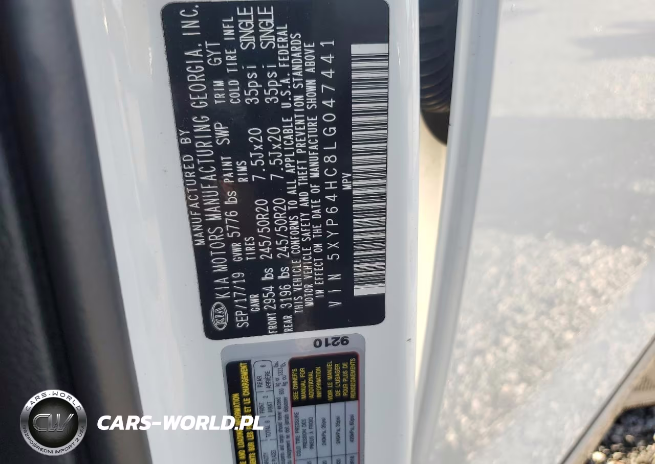 2020 Kia Telluride S VIN:5XYP64HC8LG047441 - 13