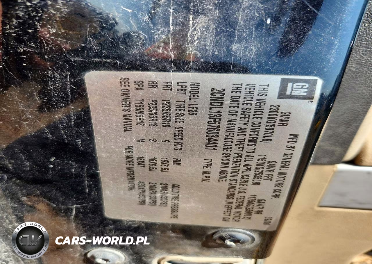 2007 Chevrolet Equinox Ls VIN:2CNDL13F576034401 - 14