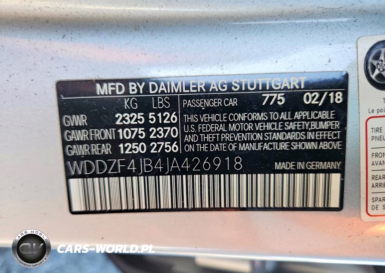 2018 Mercedes-Benz E 300 VIN:WDDZF4JB4JA426918 - 12