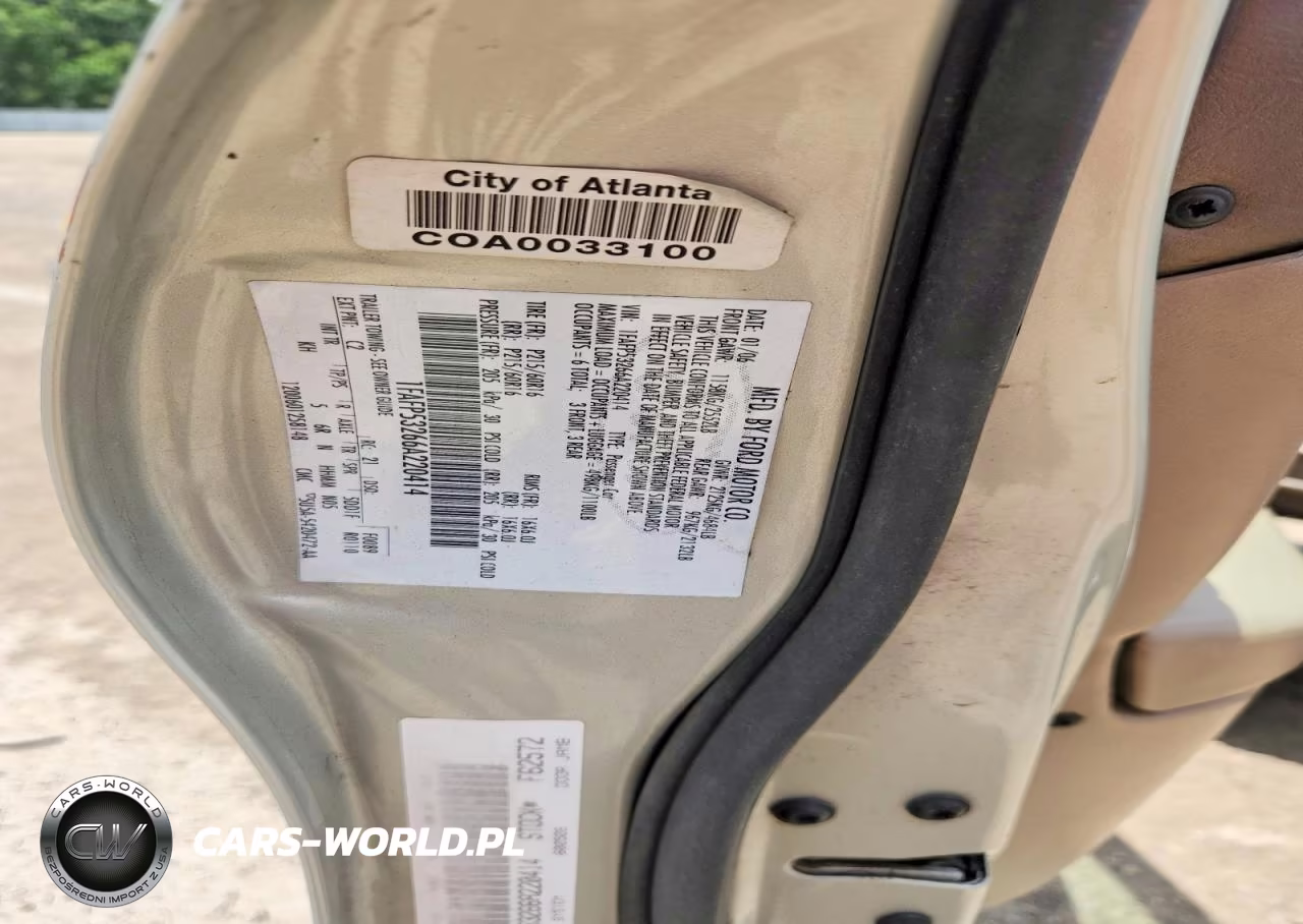 2006 Ford Taurus Se VIN:1FAFP53266A220414 - 12