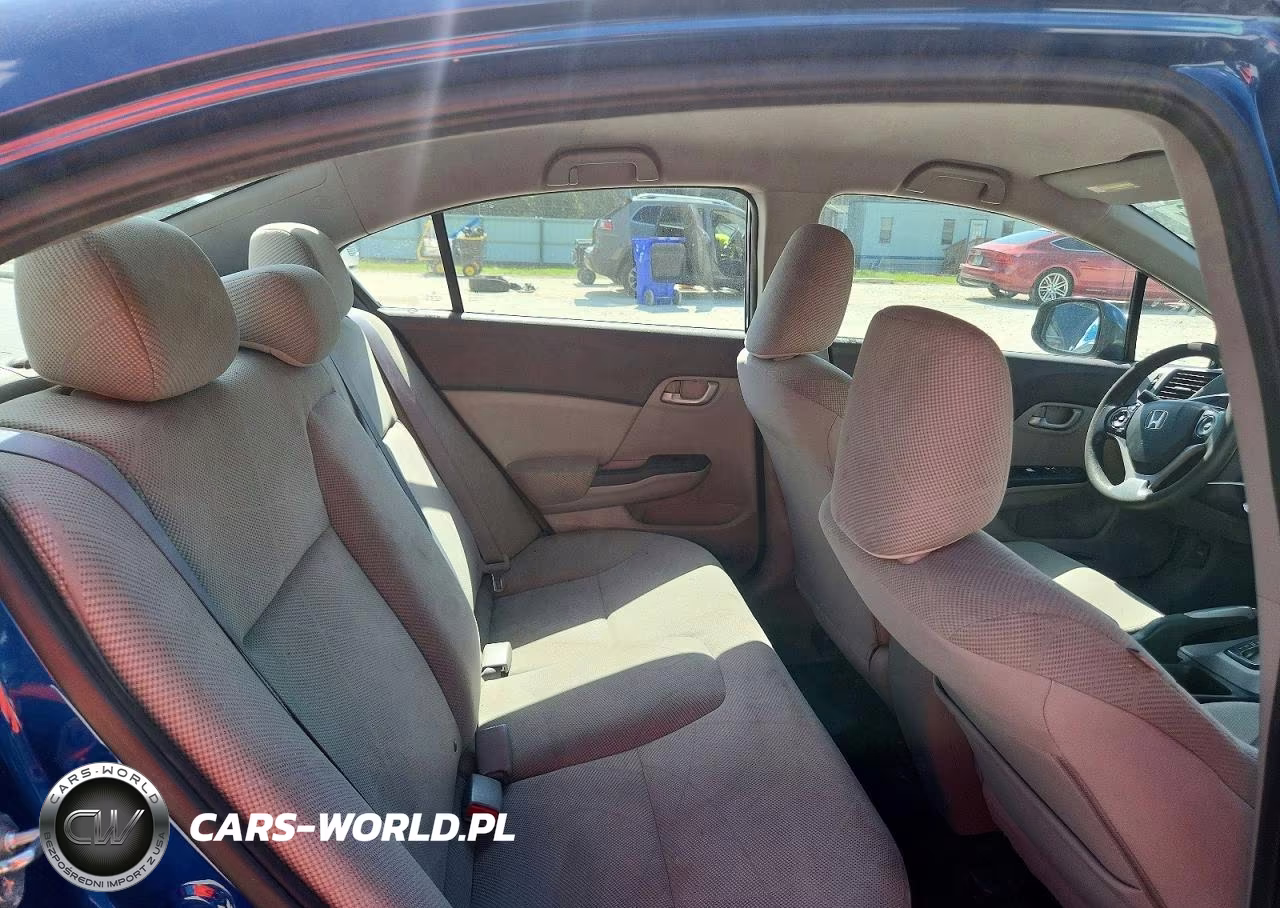 2012 Honda Civic Lx VIN:2HGFB2F59CH506124 - 10