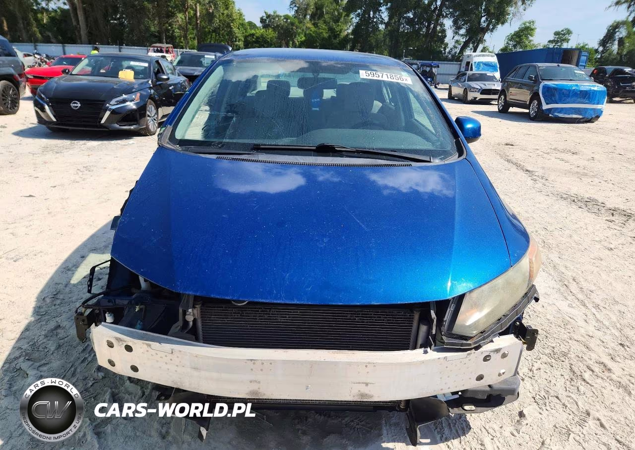 2012 Honda Civic Lx VIN:2HGFB2F59CH506124 - 5
