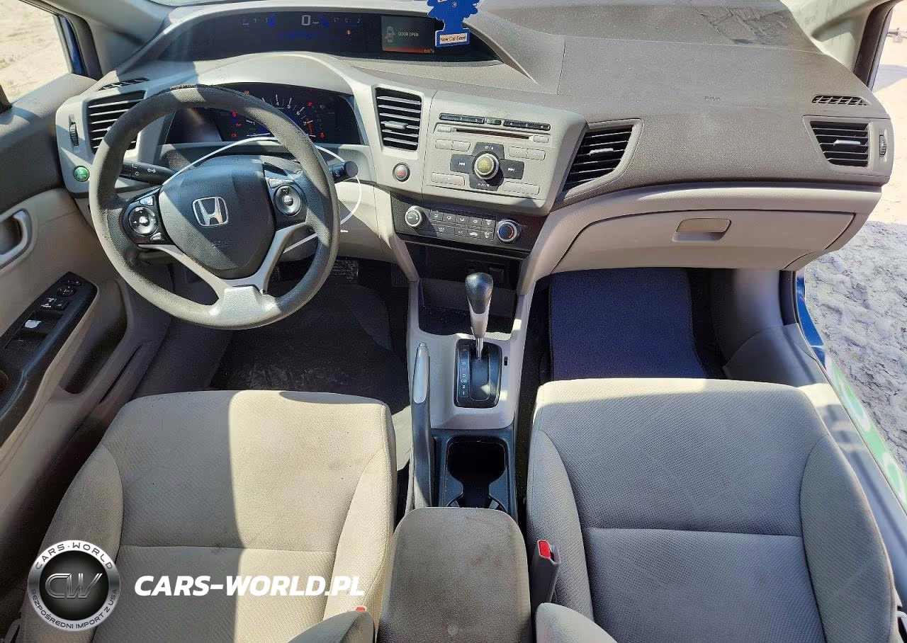2012 Honda Civic Lx VIN:2HGFB2F59CH506124 - 8