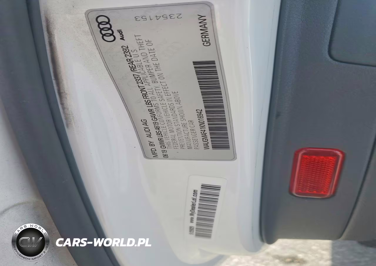 2019 Audi A4 Premium VIN:WAUGMAF41KN016942 - 13