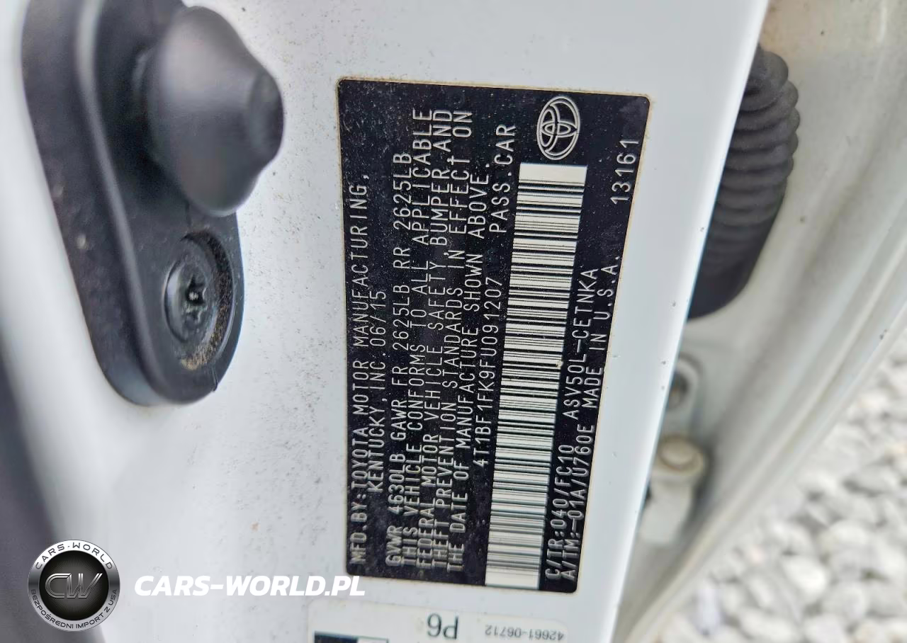 2015 Toyota Camry Le VIN:4T1BF1FK9FU091207 - 12