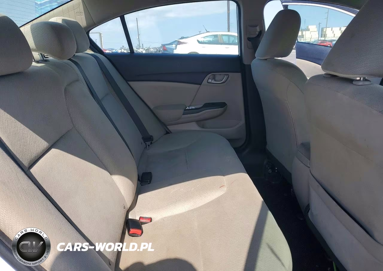 2013 Honda Civic Lx VIN:2HGFB2F51DH601973 - 10