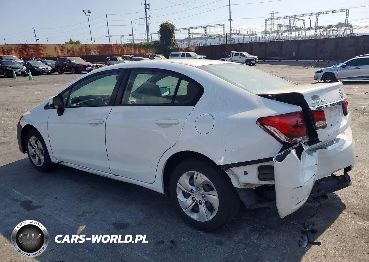 2013 Honda Civic Lx VIN:2HGFB2F51DH601973 - 2