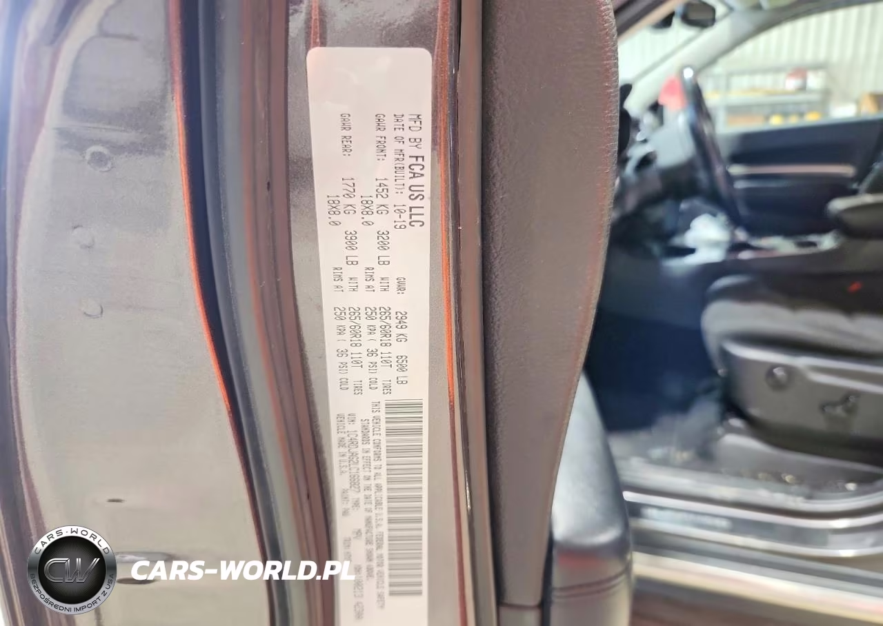 2020 Dodge Durango Sxt VIN:1C4RDJAG2LC166827 - 13