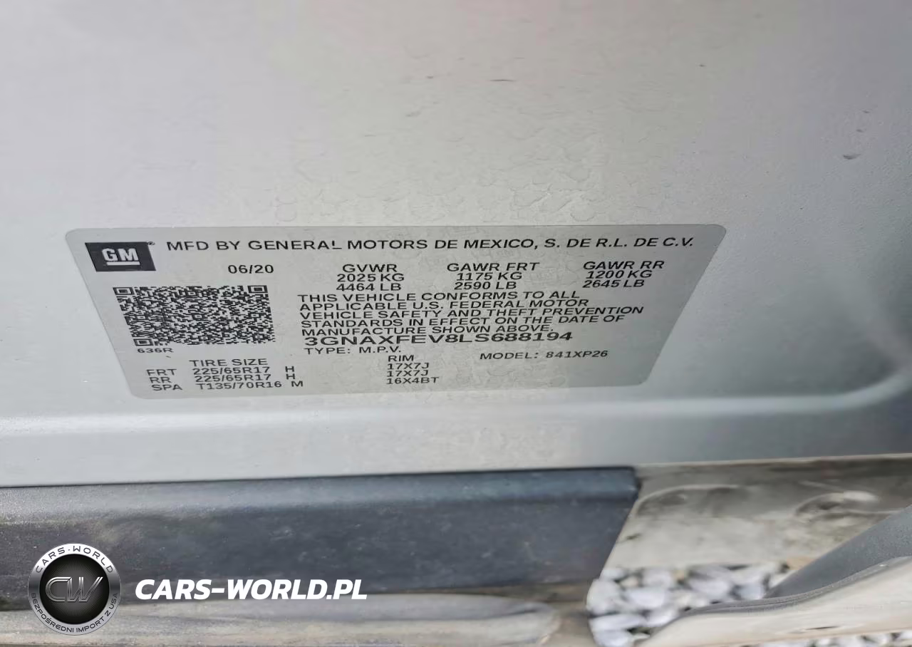 2020 Chevrolet Equinox VIN:3GNAXFEV8LS688194 - 13