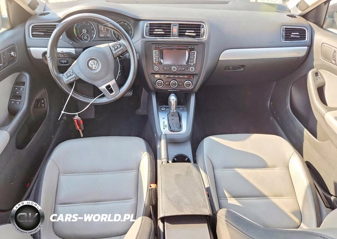 2013 Volkswagen Jetta Hybrid VIN:3VW637AJ8DM226031 - 8