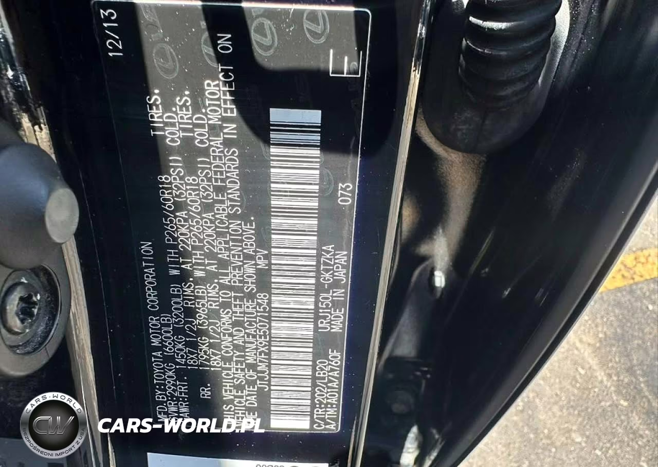 2014 Lexus Gx 460 Premium VIN:JTJJM7FX9E5071548 - 10