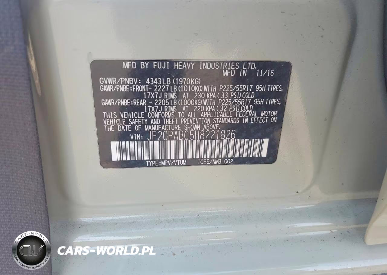 2017 Subaru Crosstrek Premium VIN:JF2GPABC5H8221826 - 13