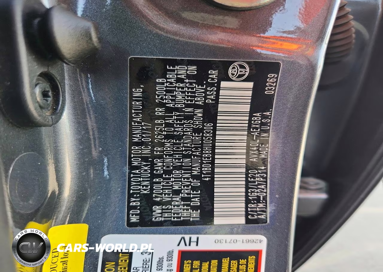 2017 Toyota Avalon Hybrid Xle Premium VIN:4T1BD1EB8HU058306 - 12