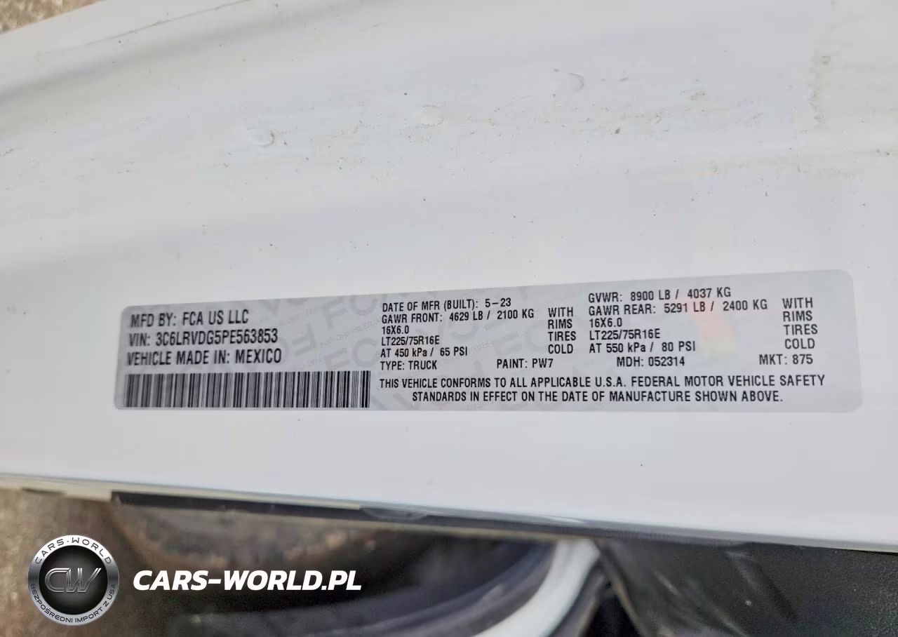 2023 Ram Promaster 2500 2500 High VIN:3C6LRVDG5PE563853 - 13