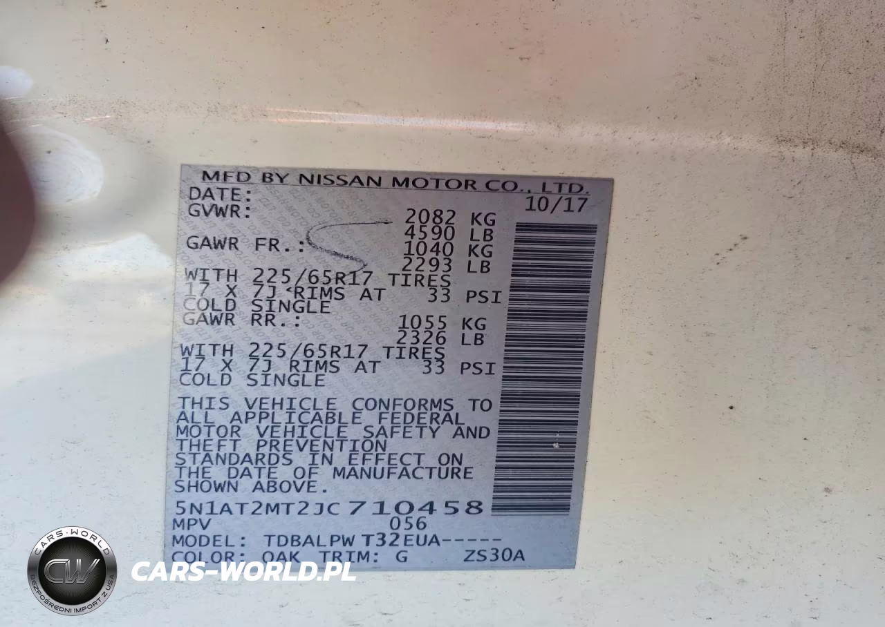 2018 Nissan Rogue S VIN:5N1AT2MT2JC710458 - 13